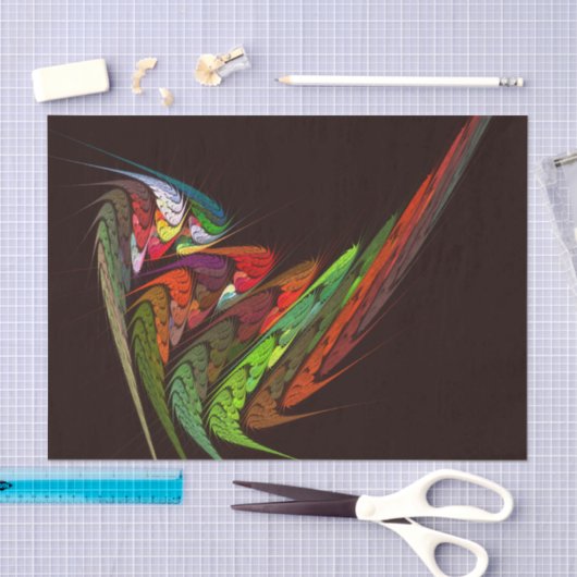 Chameleon Abstracte kunst Tissuepapier (Craft)