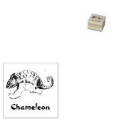 CHAMELEON ANIMAAL RUBBER STAMP RUBBERSTEMPEL (Gestempeld)
