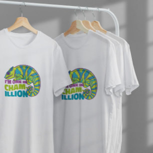 Chameleon Animal Pun Funny T-shirt