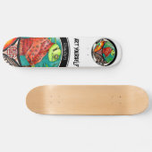 Chameleon Art Drawing Skateboard (Horizontaal)