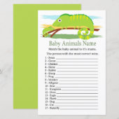Chameleon Baby Animals Name Game (Voorkant / Achterkant)