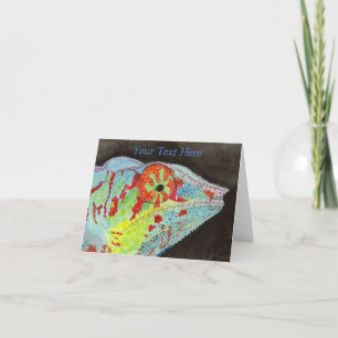 Chameleon Bedankkaart