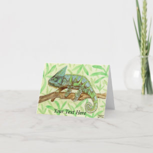 Chameleon Bedankkaart