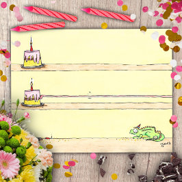 Chameleon Birthday Briefkaart