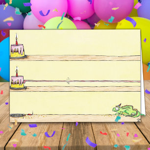 CHAMELEON BIRTHDAY wenskaart van Nicole Janes Kaart