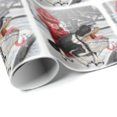 Chameleon Boston Terrier Cadeaupapier (Rol Hoek)