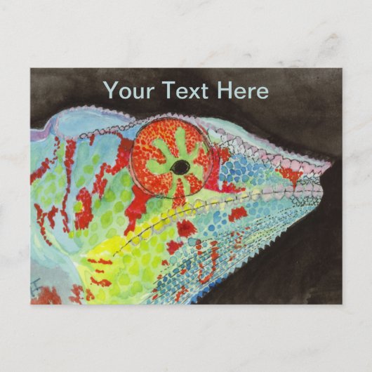 Chameleon Briefkaart (Voorkant)