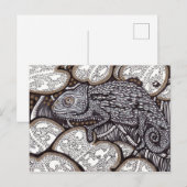 Chameleon Briefkaart (Voorkant / Achterkant)