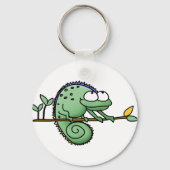 Chameleon Cartoon Lizard Cute Sleutelhanger (Voorkant)