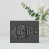 Chameleon Cat Briefkaart (Staand voorkant)