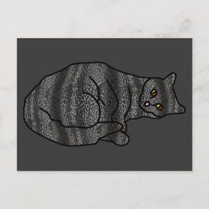 Chameleon Cat Briefkaart