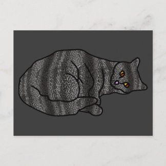 Chameleon Cat Briefkaart