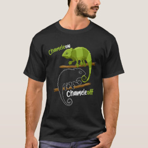 Chameleon Chameleoff I reptile lizard terrarium pe T-shirt