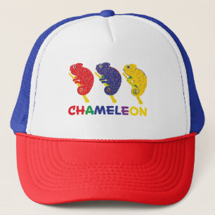 Chameleon Changing Colors Trucker Pet