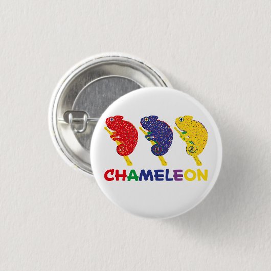 Chameleon Changing Ronde Button 3,2 Cm (Voorkant /achterkant)