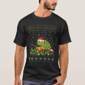 Chameleon Dierenvriend Santa Hat Ugly Chameleon Ch T-shirt (Voorkant)
