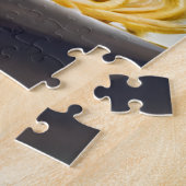 Chameleon Eating Spaghetti AI genereerde kunst Legpuzzel (Zijkant)