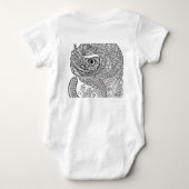 Chameleon Face Romper (Achterkant)