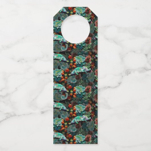 Chameleon Garden Bottle Hanger Labels (Achterkant)