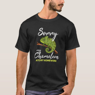 Chameleon Gift Green Lizard Reptile T-shirt