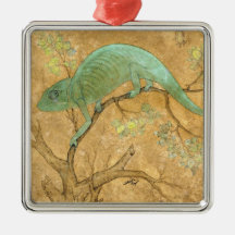 Chameleon (hagedis) (reptiel) (Mughal Art) (Aziati