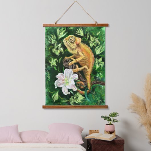 Chameleon Hanging Tapestry Hangend Wandkleed (Slaapkamer)