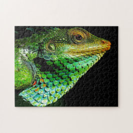 Chameleon Head Close, Jigzaag Puzzle Legpuzzel