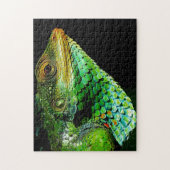 Chameleon Head Close, Jigzaag Puzzle Legpuzzel (Verticaal)