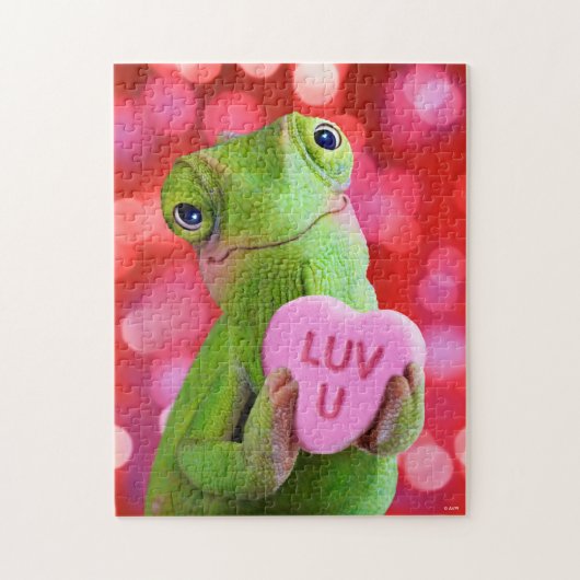 Chameleon Heart (Luv U) Legpuzzel (Verticaal)