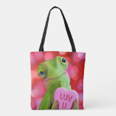 Chameleon Heart (Luv U) Tote Bag (Achterkant)