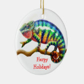 Chameleon Holiday Ornament (Rechts)