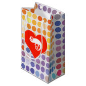 Chameleon Icon Klein Cadeauzakje (Voorkant Gekanteld)