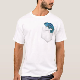 Chameleon in je zakje t-shirt