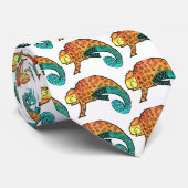 Chameleon-inktreptiel Stropdas (Opgerold)
