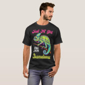 Chameleon is gewoon een meisje dat van Chameleons  T-shirt (Voorkant volledig)