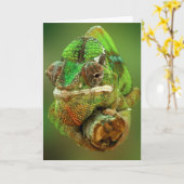 Chameleon Kaart (Gele Bloem)