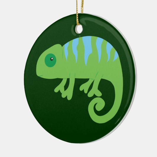 Chameleon Keramisch Ornament (Links)