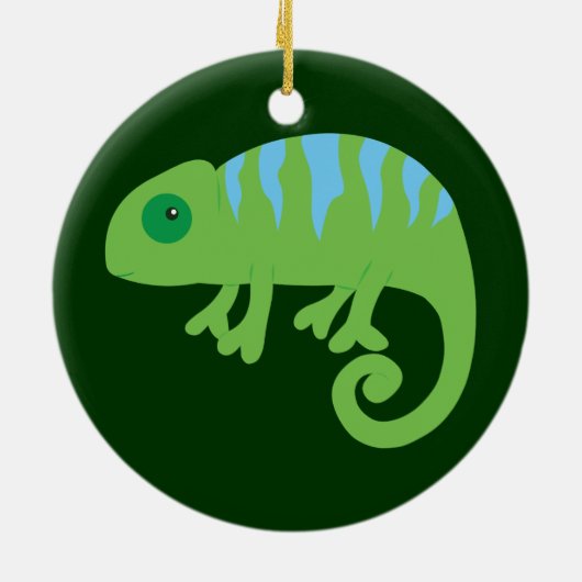 Chameleon Keramisch Ornament (Achterkant)
