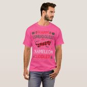 Chameleon Kerst Kameleon Lelijke Kerst T-shirt (Voorkant volledig)