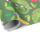 Chameleon-kerstwrapppapier Cadeaupapier (Rol Hoek)