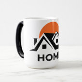 Chameleon kleur veranderende morphing Mok (Voorkant links)