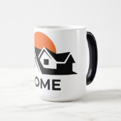 Chameleon kleur veranderende morphing Mok (Voorkant rechts)