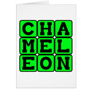 Chameleon, kleurveranderende hagedis