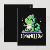 Chameleon Liefhebber Briefkaart (Voorkant / Achterkant)