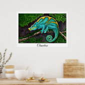 Chameleon Life Poster (Keuken)