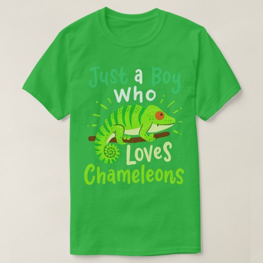 Chameleon Lizard Reptile Chameleon Lover T-shirt (Design voorkant)