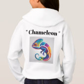 Chameleon Logo T-shirt: Adaptive IT Elegance (Achterkant)
