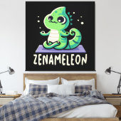 Chameleon Lover Canvas Afdruk (Insitu (Slaapkamer))