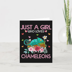 Chameleon Lover Vrouwen geven gewoon een meisje da Kaart