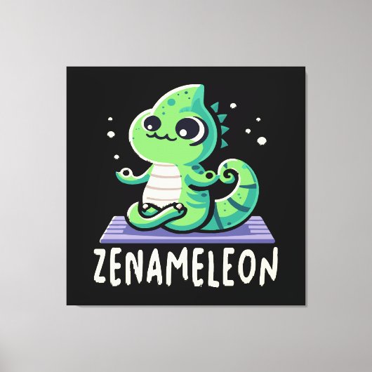 Chameleon Minnaar Canvas Afdruk (Voorkant)